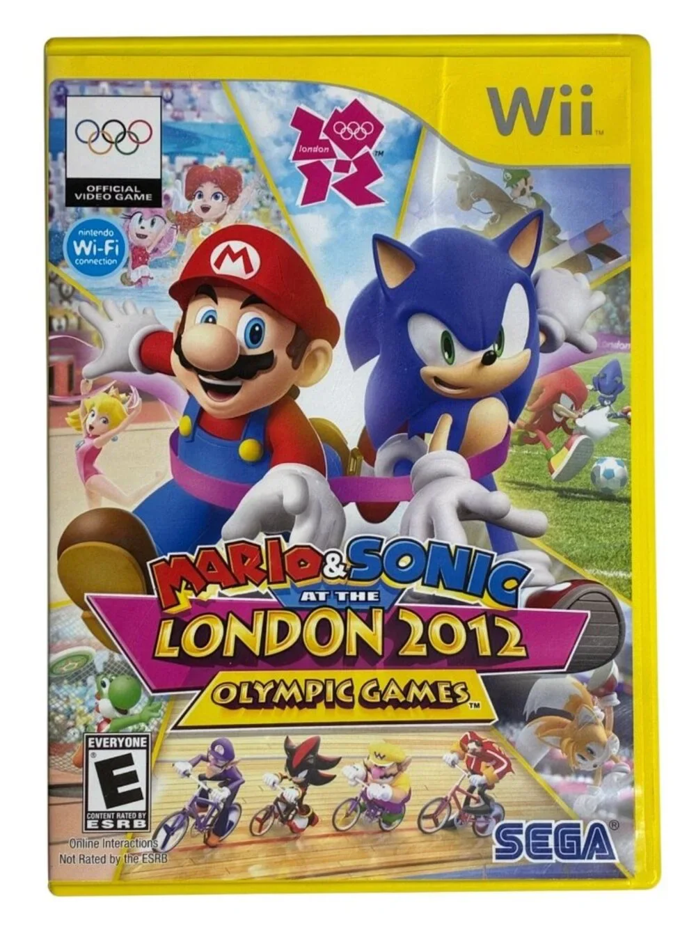 Mario & Sonic London 2012 Olympic Games & Winter Games Wii CIB Complete Tested